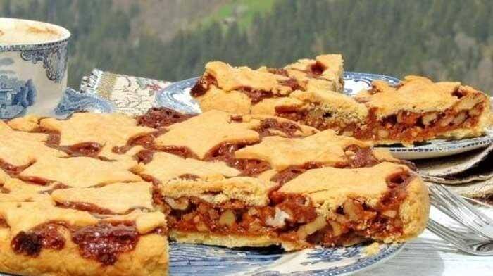 Швейцарский ореховый пирог