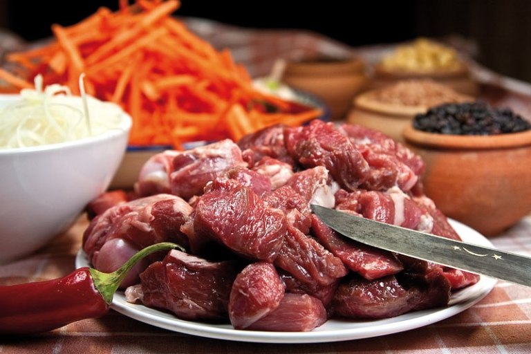 мясо для плова по-фергански